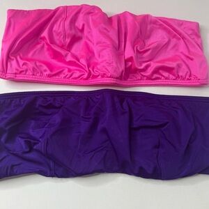 Victoria's Secret Pink and Purple Bandeaus